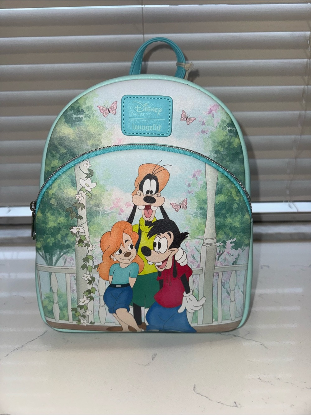 Loungefly Kids Mint Green Goofy & Friends Mini Backpack